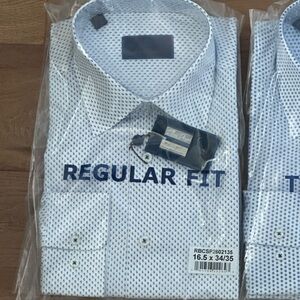 David Donahue Dress Shirt - NWT - 16.5 34/35